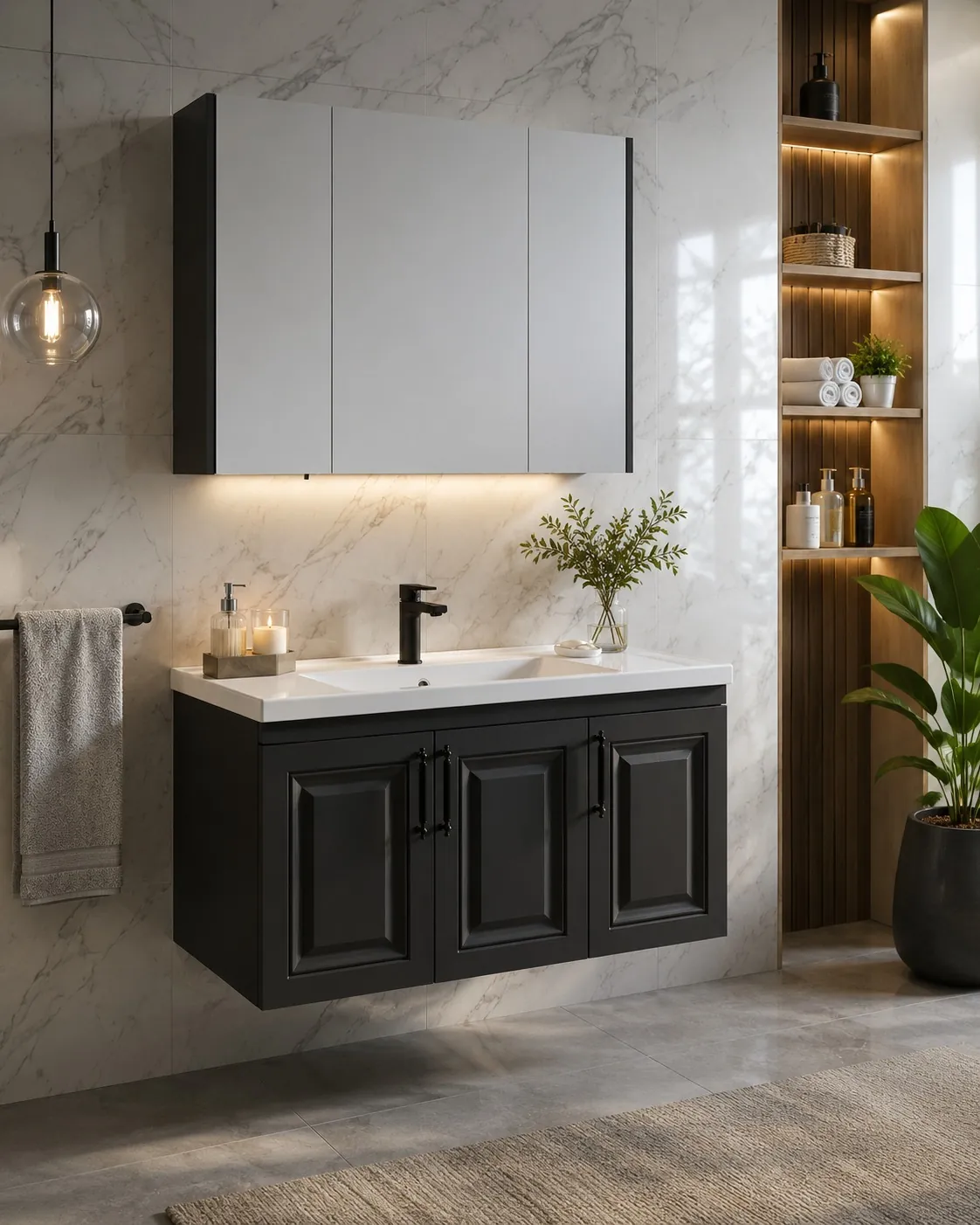 Belinza — Kod 1005 — Meyza Mobilya & Metal banyo dolabı çalışması, 1. görsel