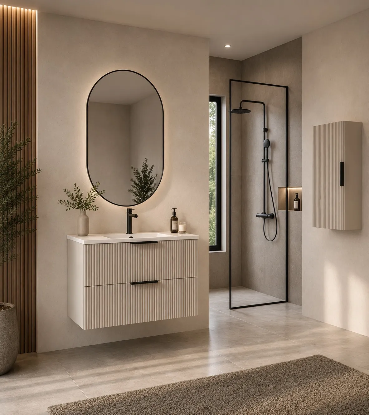 Mina — Kod 1013 — Meyza Mobilya & Metal banyo dolabı çalışması, 1. görsel