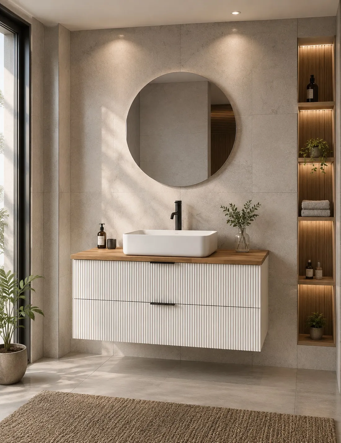 Helen — Kod 1014 — Meyza Mobilya & Metal banyo dolabı çalışması, 1. görsel