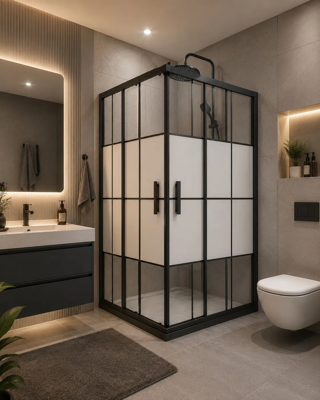 Aqua Serisi — Meyza Mobilya & Metal duşakabin çalışması, 2. görsel